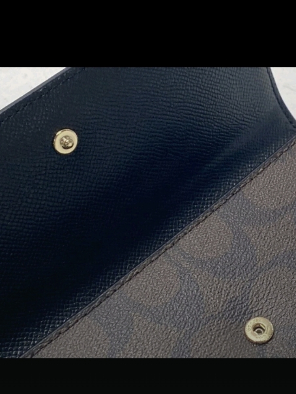 Coach-Signature Pop Slim Envelope Wallet (Brown/Black 🖤🤎) - Picture 5 of 6